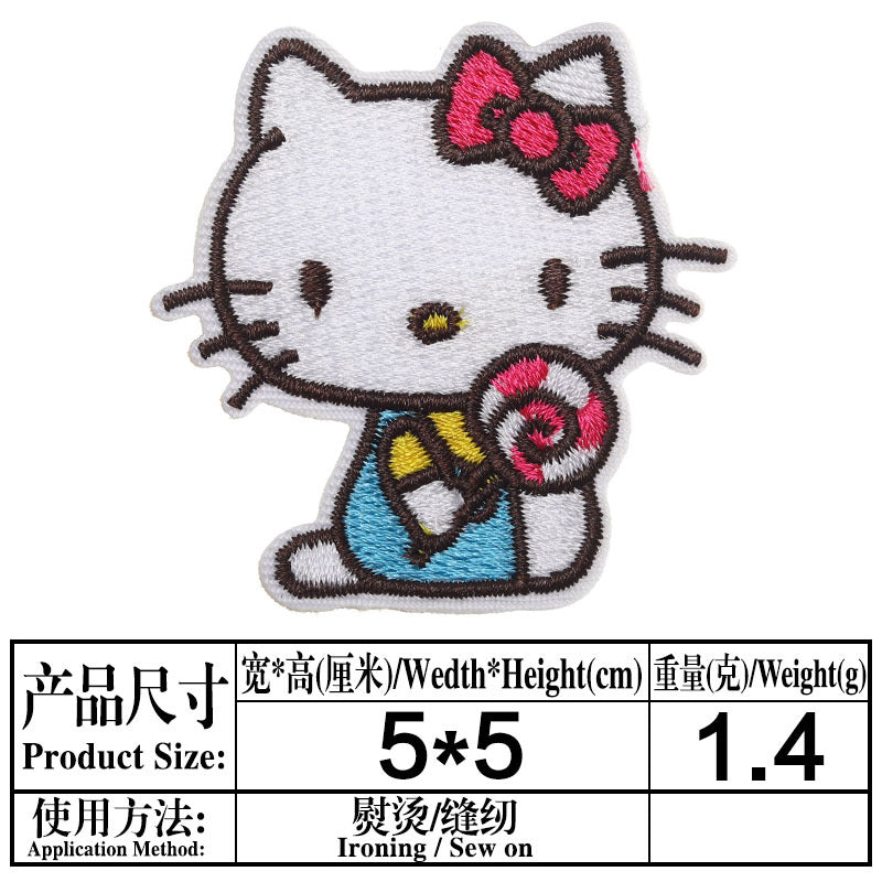 Wholesale DIY patchs cute cat patch children' s clothing bag OLY Exclusive