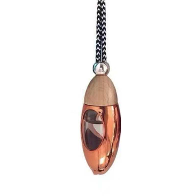 Wholesale Drop-shaped Essential Oil Car Glass Aromatherapy Pendant
