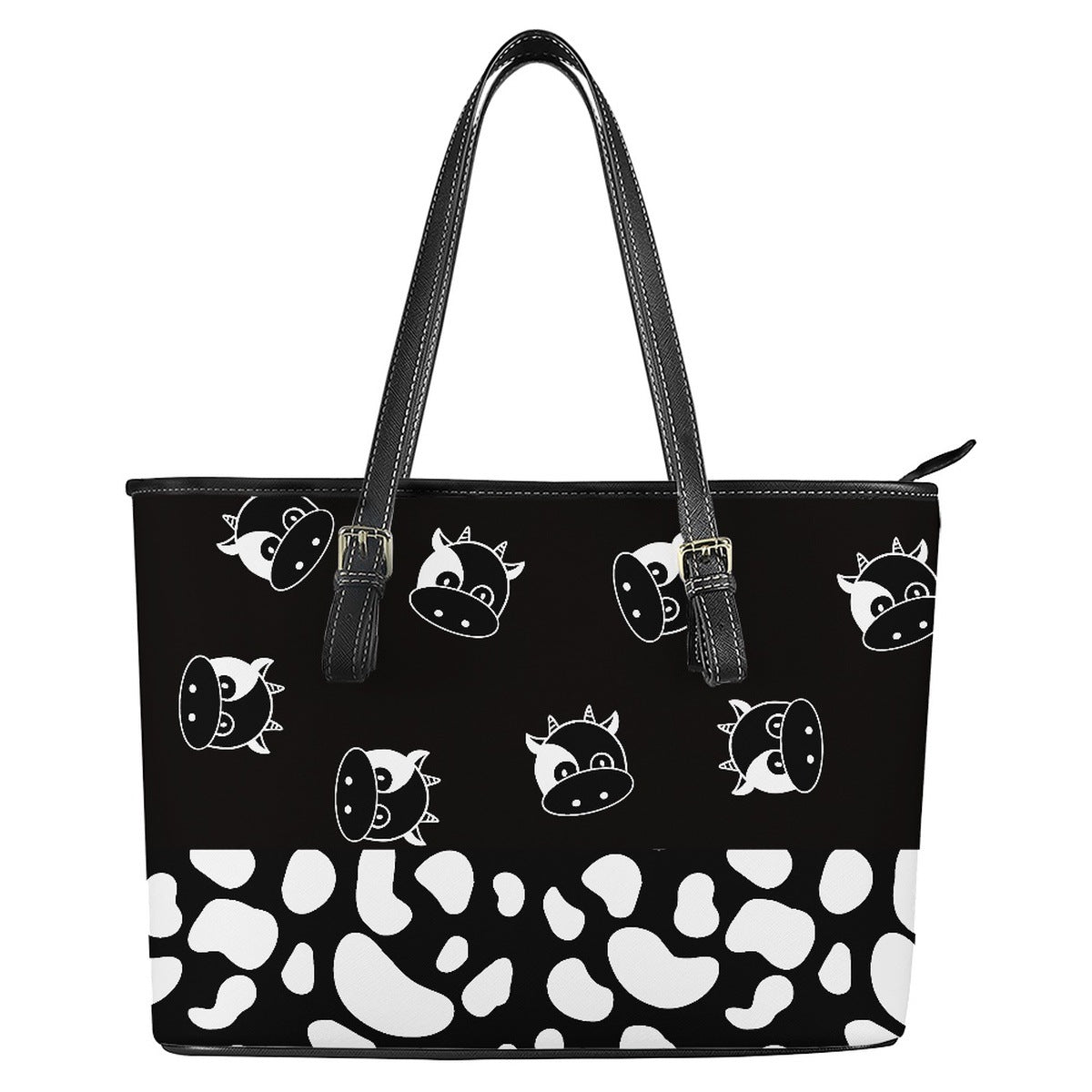 Wholesale Cow Pattern Women's PU Handbags
