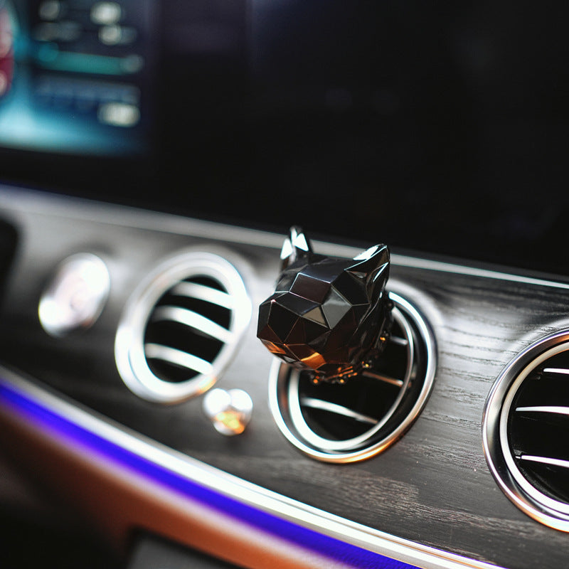 Wholesale Plastic Geometry Cat Car Interior Solid Ointment Car Perfume