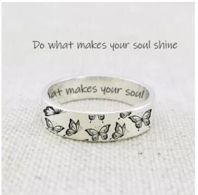 Wholesale Simple couple love ring set