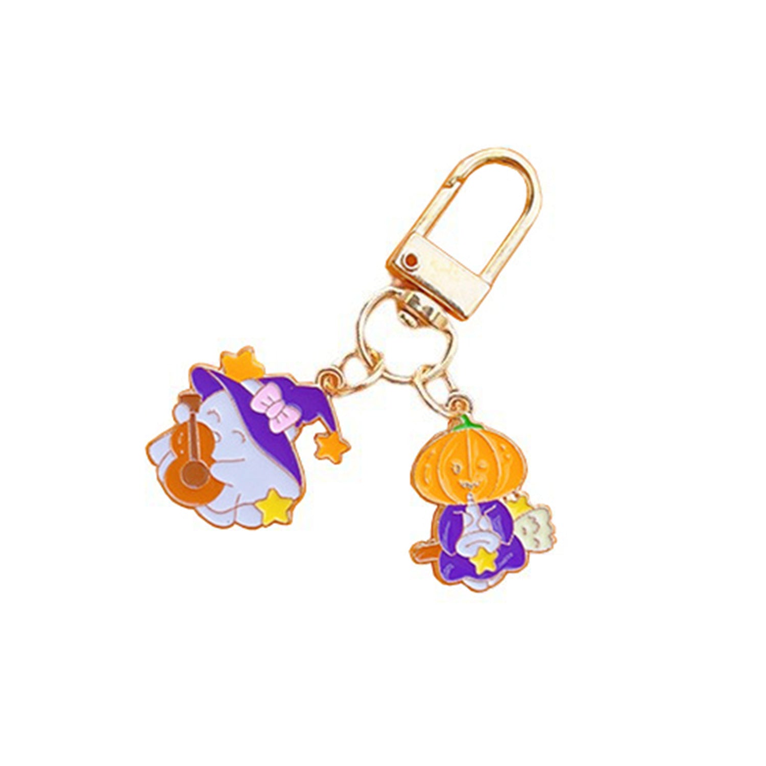 Wholesale Halloween Ghost Cartoon Cute Pumpkin Ghost Alloy Keychain