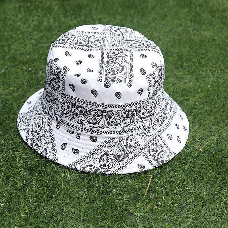 Wholesale 2023 Summer New Cashew Flower Polyester Bucket Hat