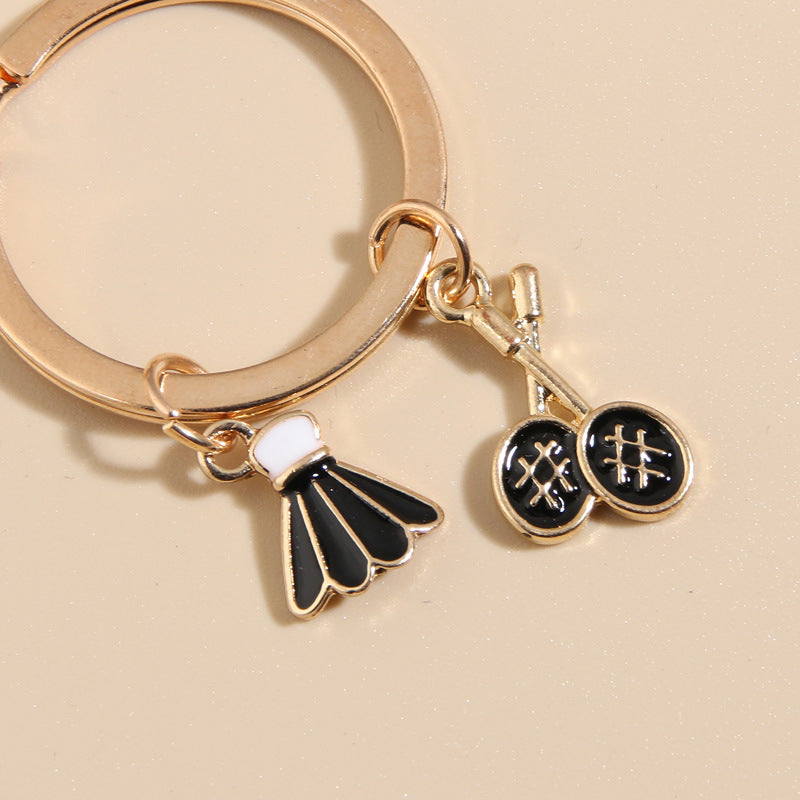 Wholesale 10PCS Gramophone Metal Keychain