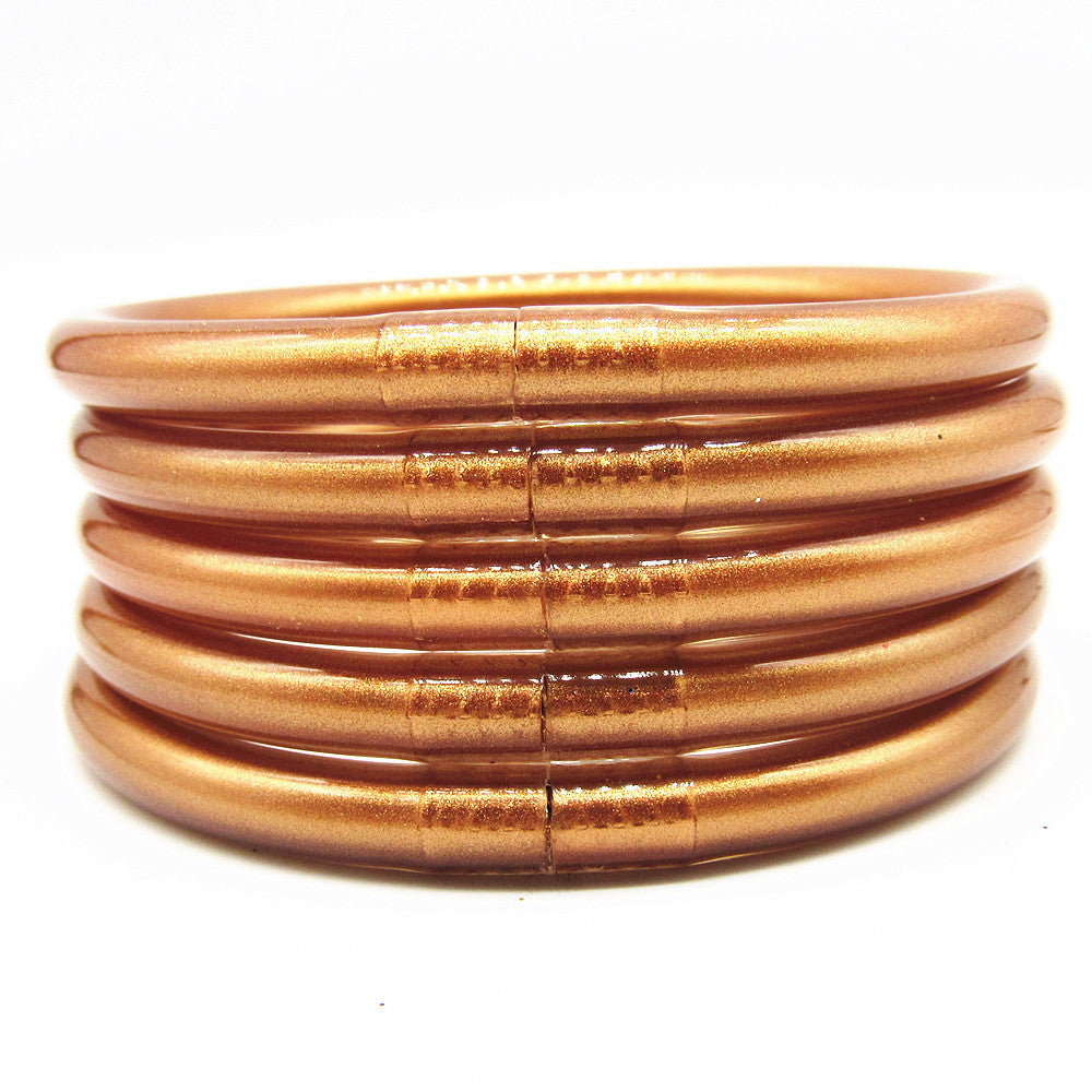Wholesale 5-Layer Silicone Gold Powder Bracelet