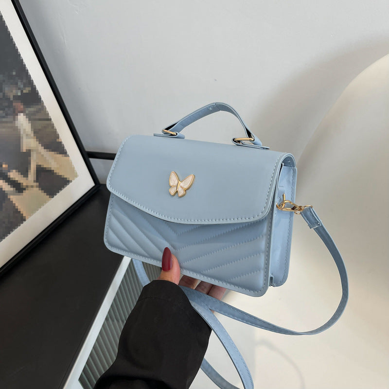 Wholesale Solid Color Butterfly Handbag Crossbody Bag