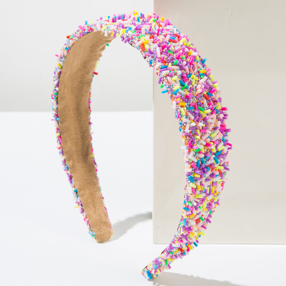 Wholesale Wide-brimmed headband colorful dopamine hair accessories