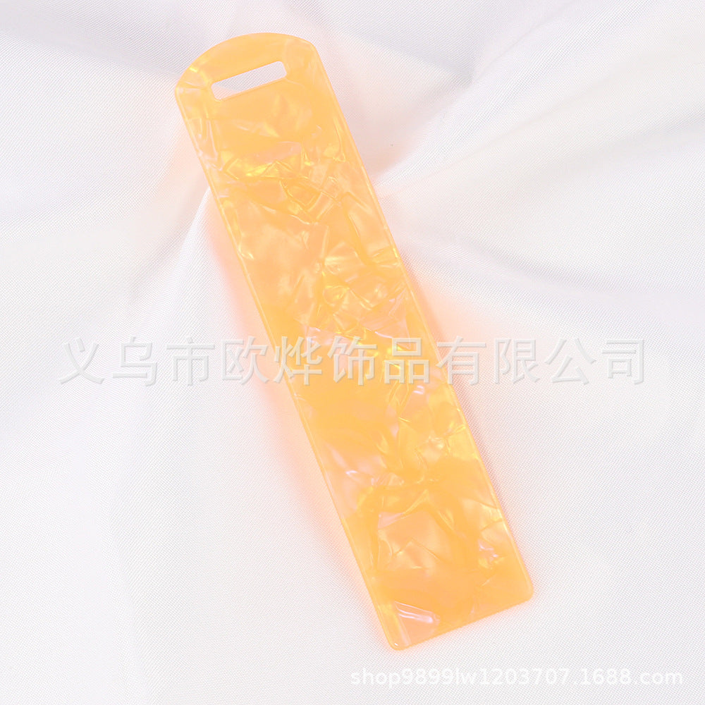 Wholesale 10pcs New Textured Acrylic Bookmark Pendant Card Bookmark