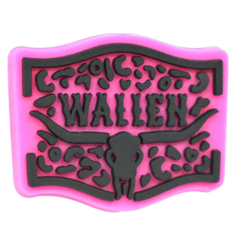 Wholesale Random 100pcs Flower Horror  Phrase Focal Beads