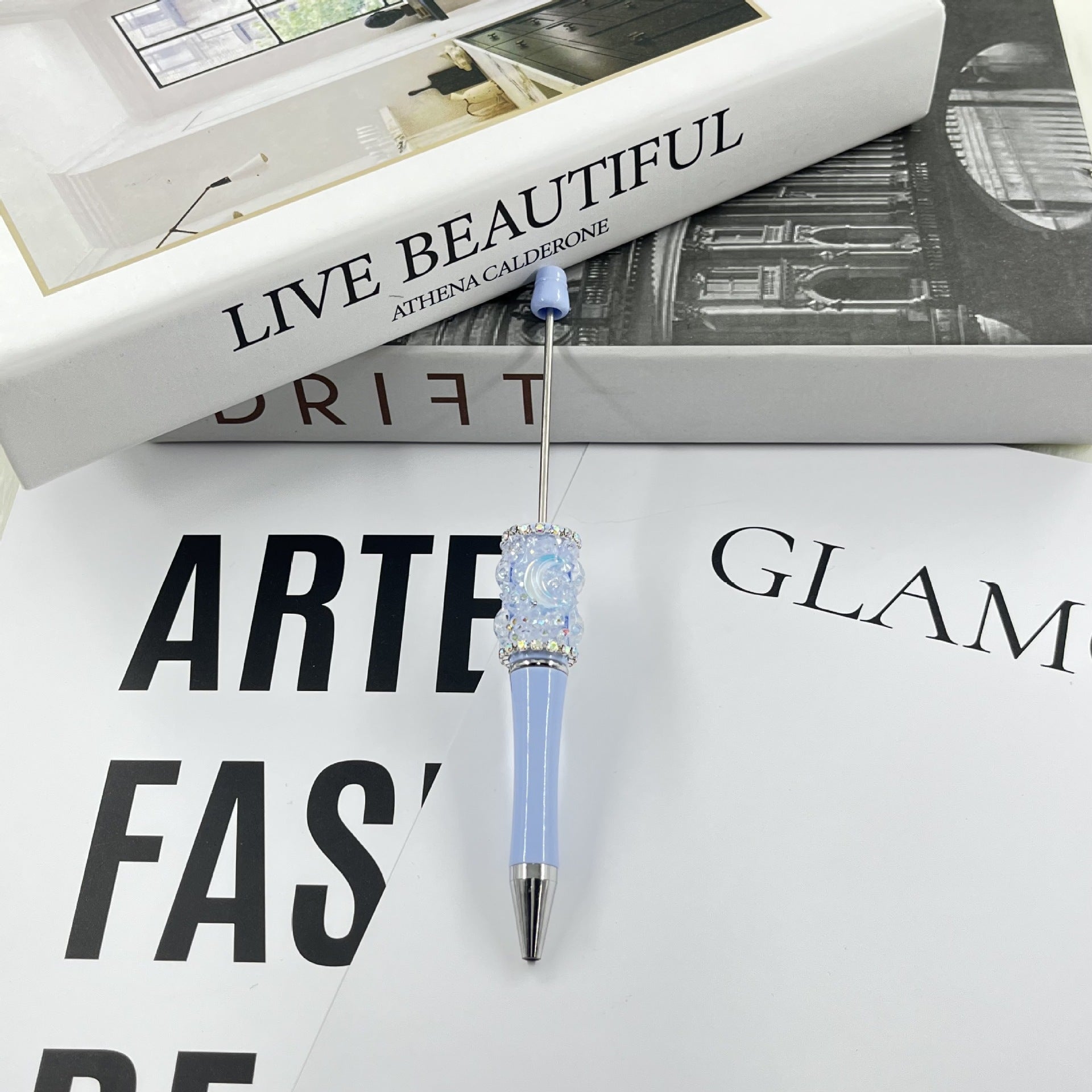 Wholesale 5pcs Sugar Star and Moon Fancy Beadable Pens