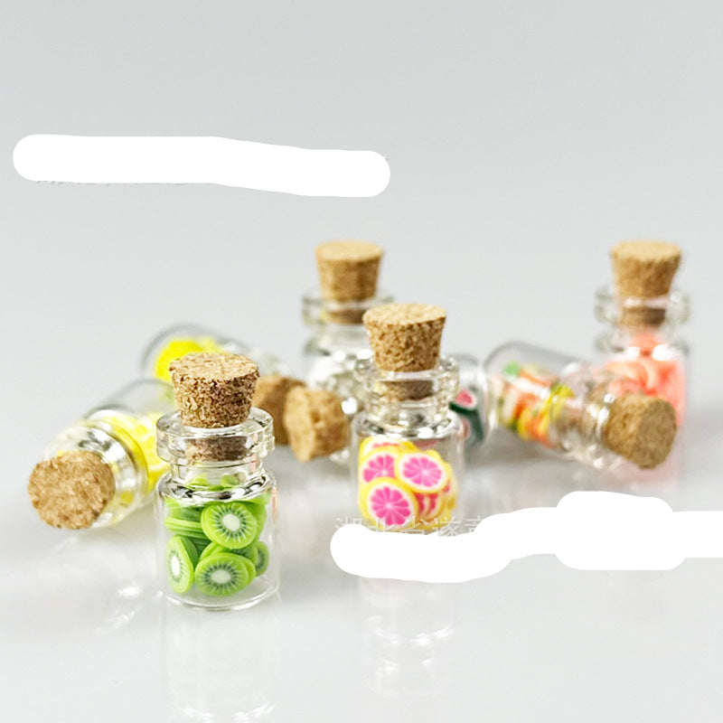 Wholesale 1;12 dollhouse dollhouse Furniture Ornaments Miniature Food Toy Scene Accessories Mini Canned Fruit Slices