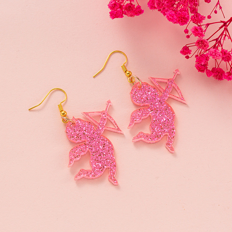 Wholesale New cross-border Valentine's Day earring