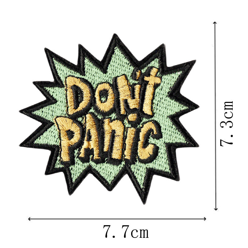 Wholesale Personalized Badge Campus Style Sleeve Badge Chest Badge Clothing Accessories Embroidery Ironable Digital Badge Patch FS