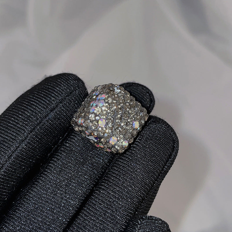 Wholesale Christmas Squares Colored Clay Beads