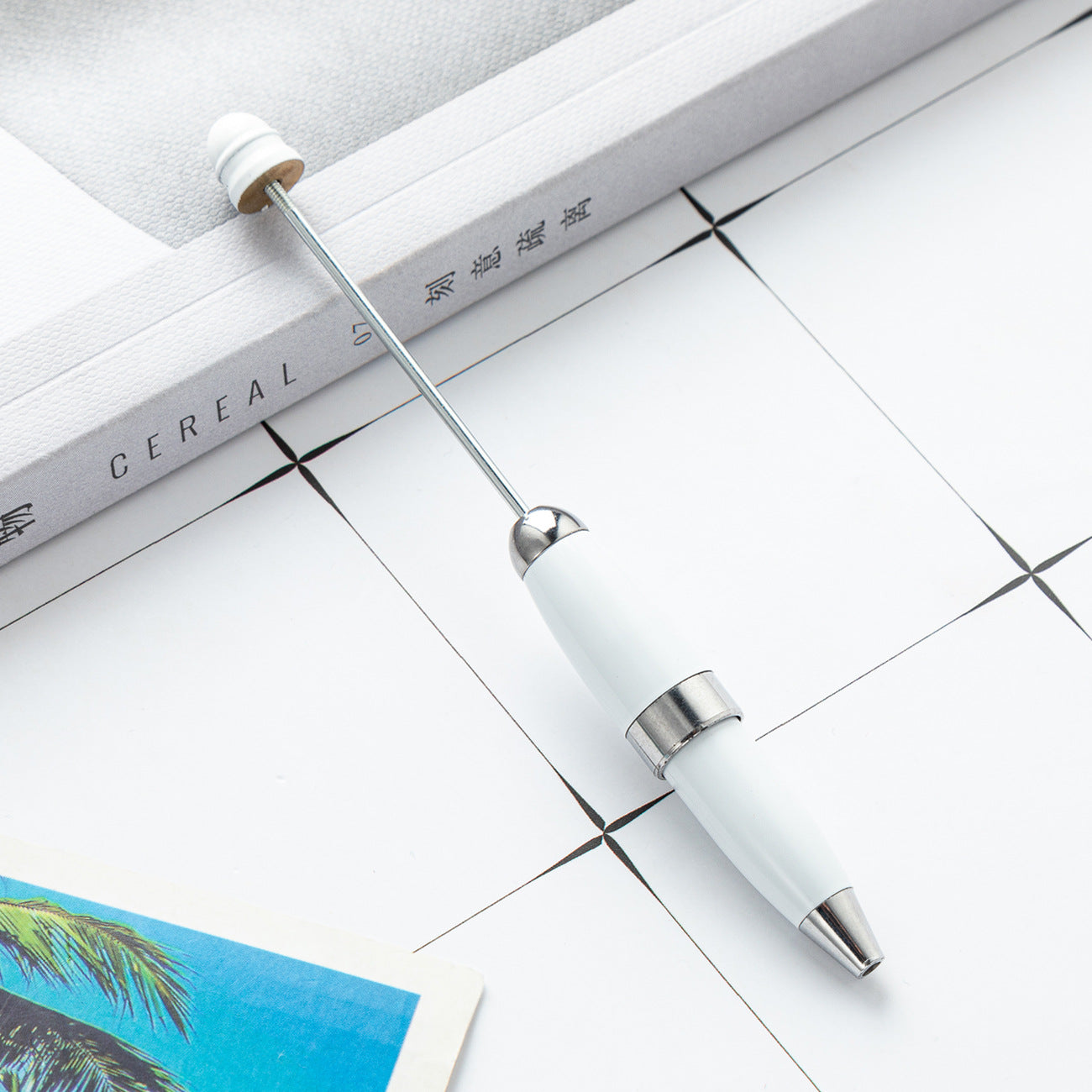 Wholesale 11.9cm Beadable Pens Portable Mini Pen Metal Pen