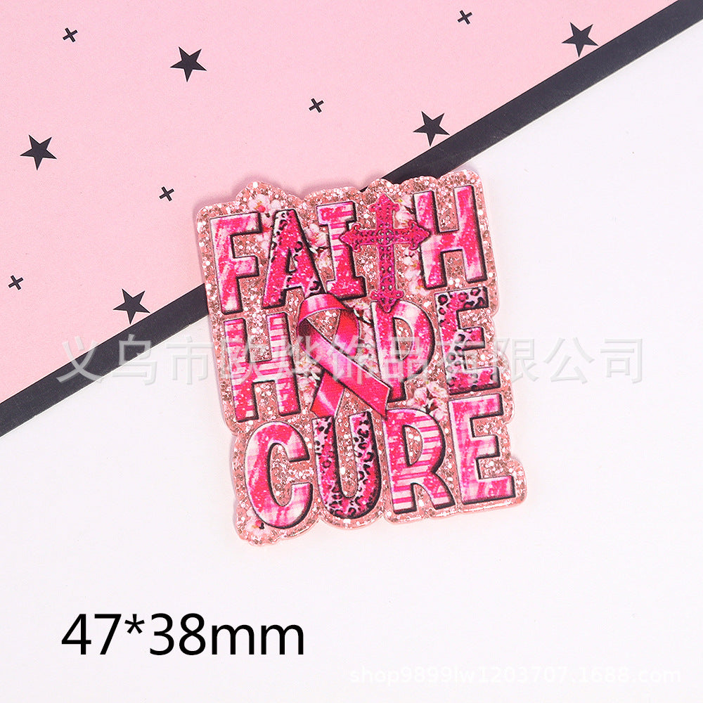 Wholesale 10pcs Cartoon Glitter Letters Love Jewelry Accessories DIY Patch FlatBack