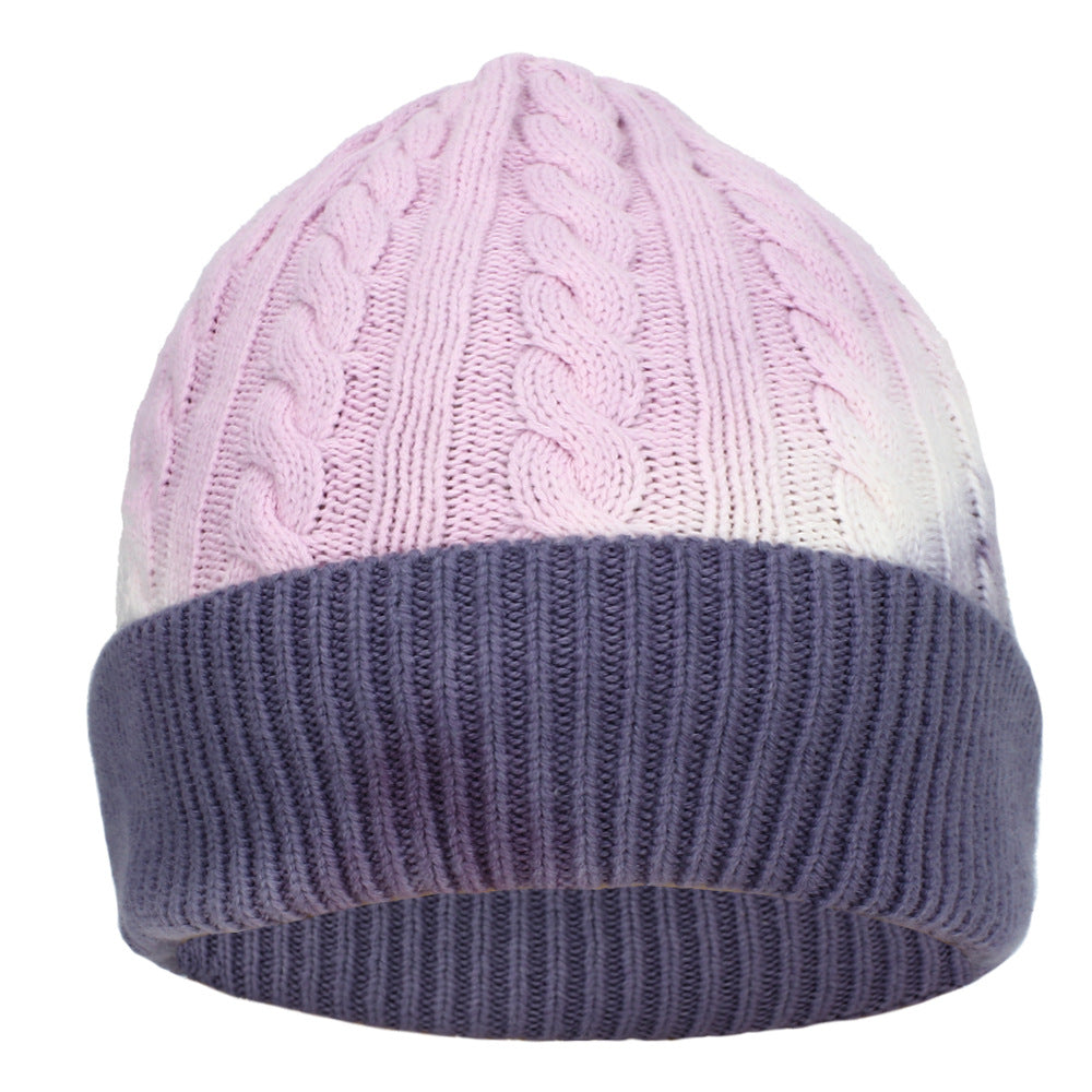 Wholesale Winter Warm Gradient Twist Beanie
