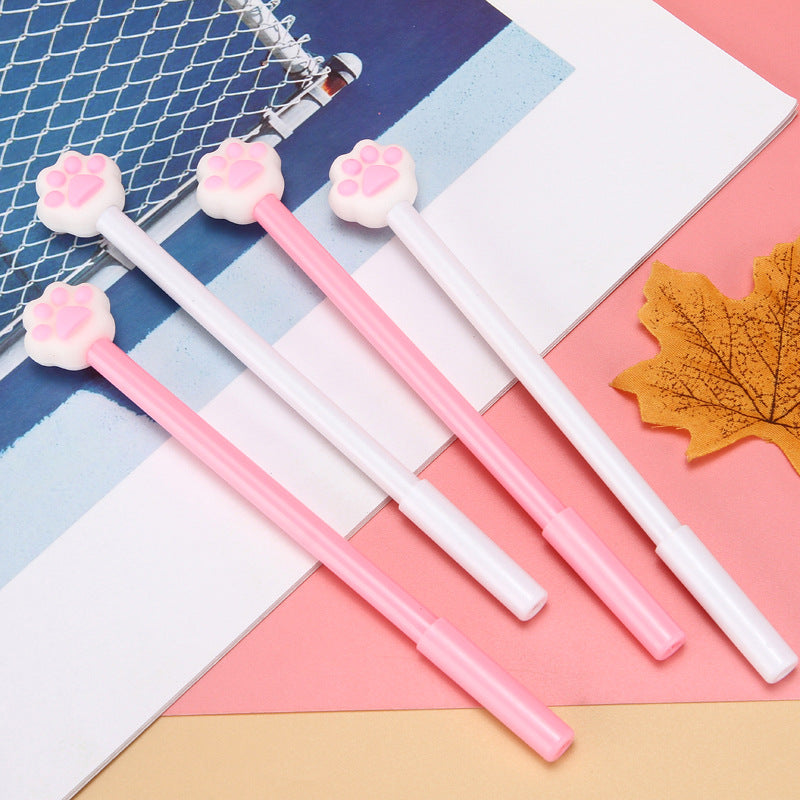 Wholesale Plastic Cartoon Bear Paw Gel Pen