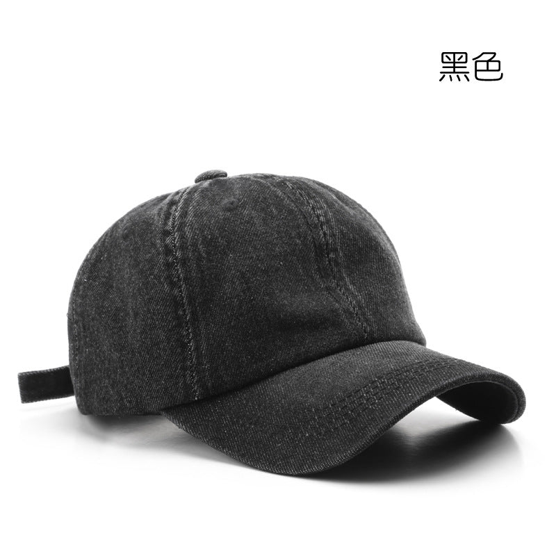 Wholesale Solid Color Denim Outdoor Visor Baseball Cap