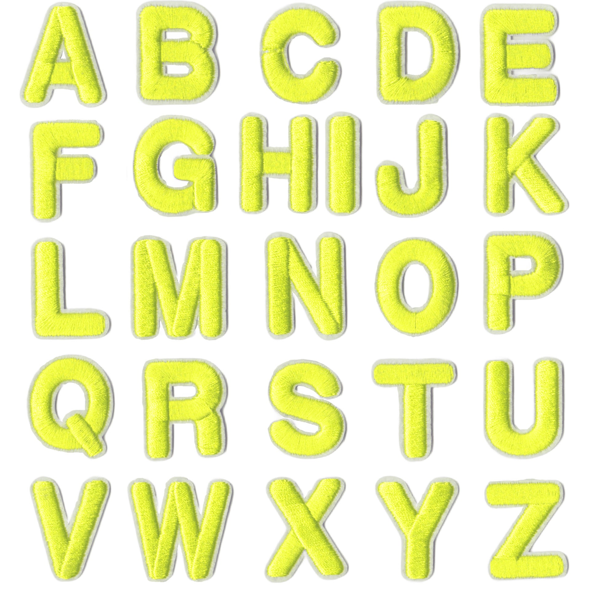 Wholesale 26 Piece A Z Embroidered Iron On Letter Patches DIY Decorative Clothing Accessory Gift Boutique Resale