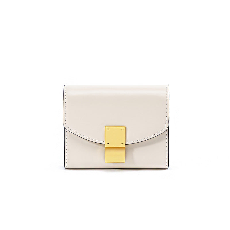 Wholesale Women' s genuine leather multi-card wallet clutch