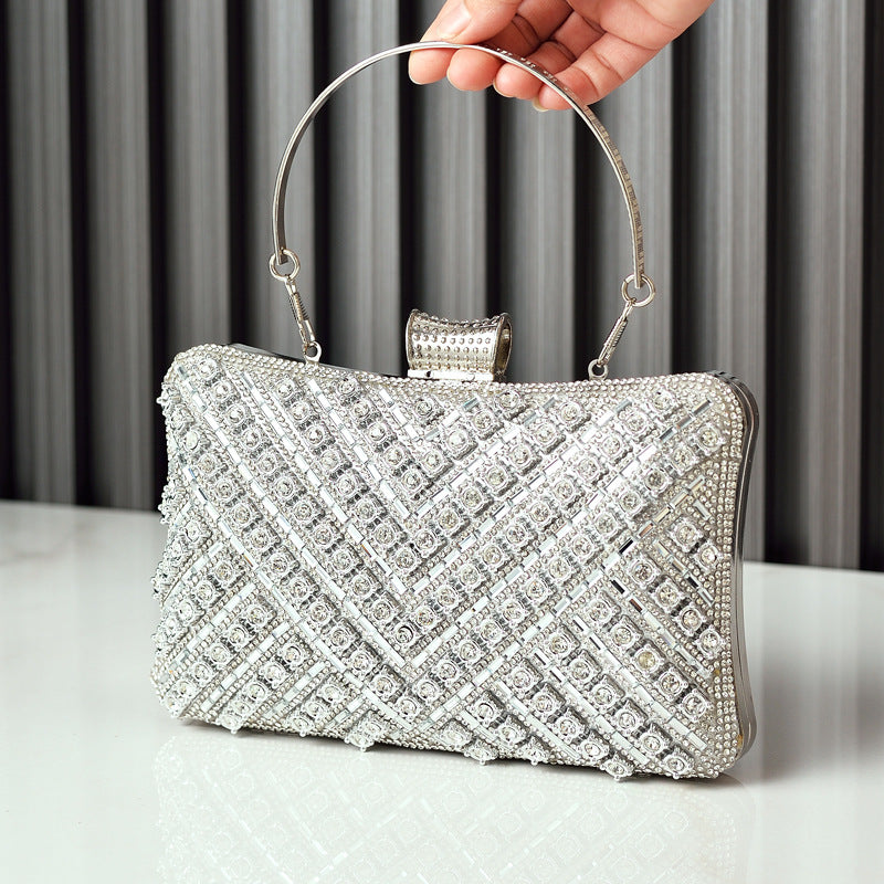 Wholesale Diamond Dinner Nylon Handbags
