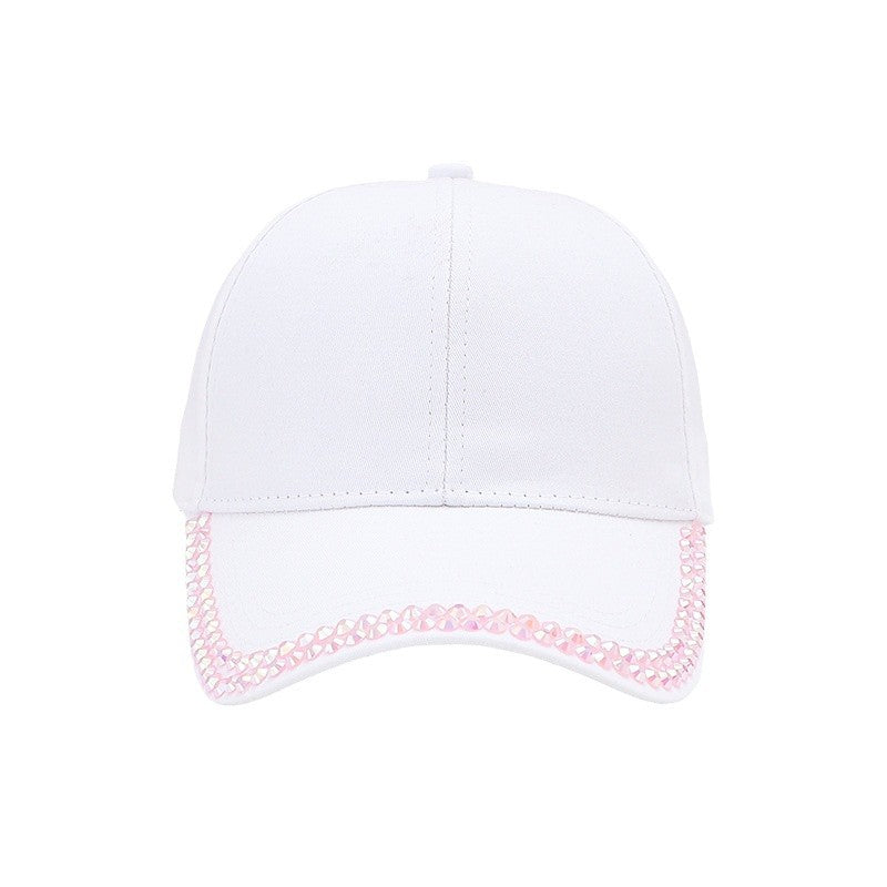 Wholesale Spring and summer women' s baseball cap with rhinestone starfish