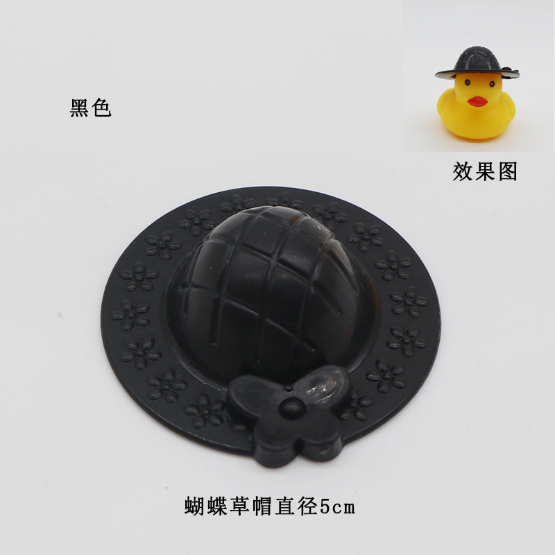 Wholesale 100pcs/pack small duck toy hat accessories