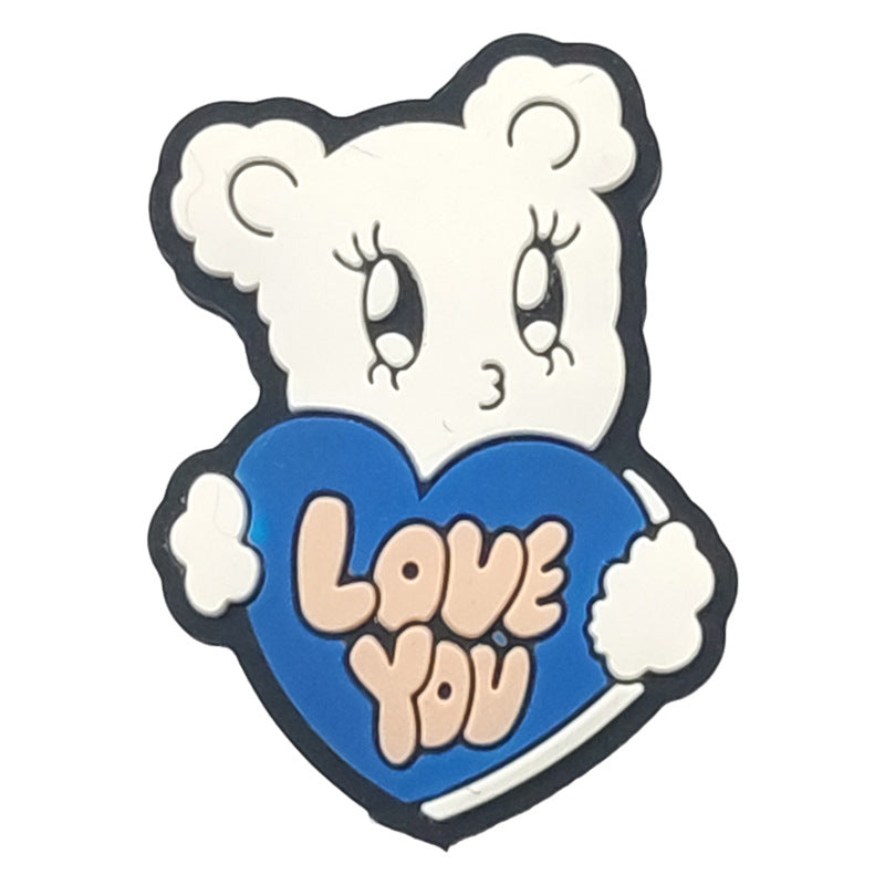 Wholesale  20pcs/pack Cartoon children' s silicone beads