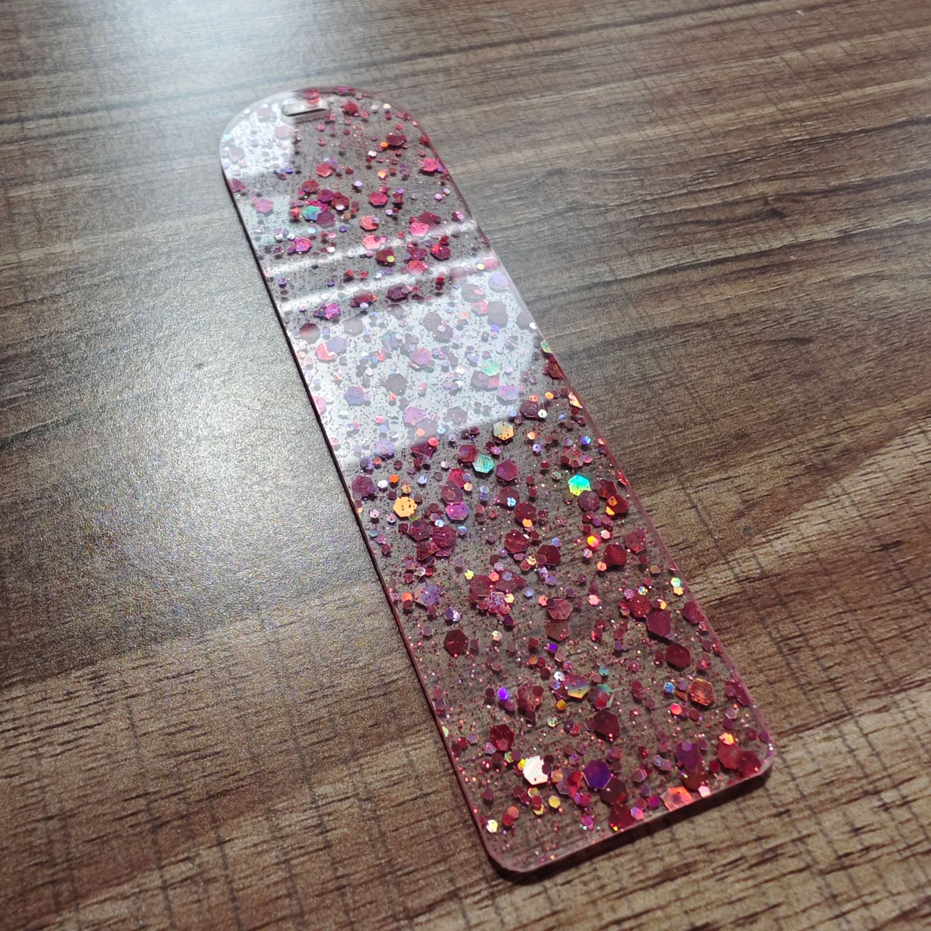 Wholesale 20pcs Blank Loose Powder Water Ripple Acrylic Sticker Sticker Bookmark DIY Pendant Ornament