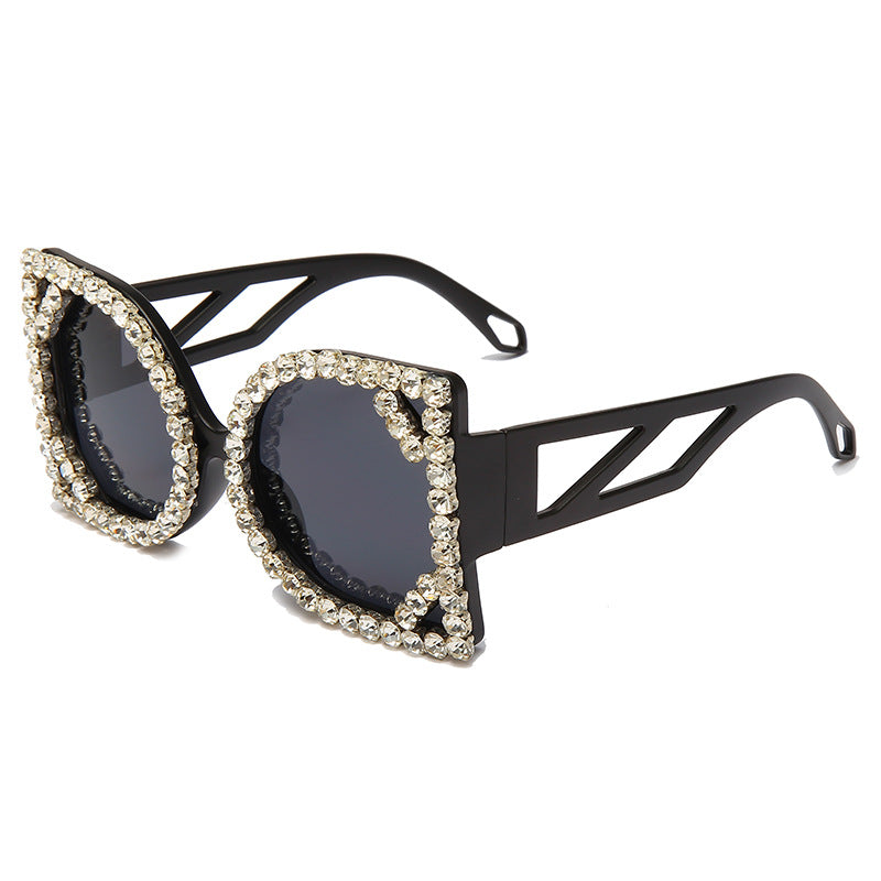 Wholesale D-shaped Large Box PC Sunglasses