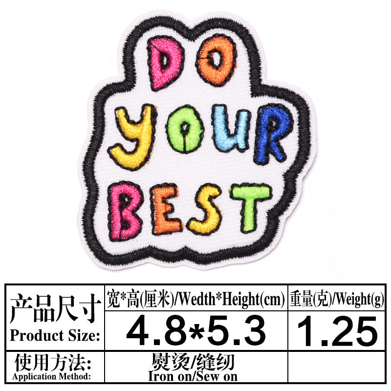 Wholesale Cartoon Animal Embroidered Patches 9 Pack Cloth Applique For Clothing Bags And DIY Crafts
