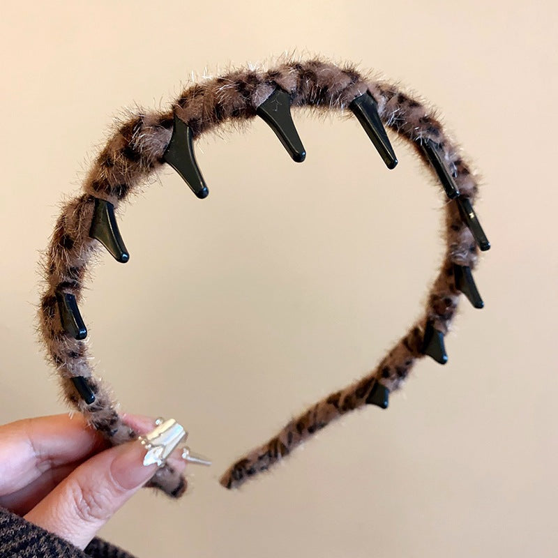 Wholesale Full of diamonds, super sparkling, elegant, fashionable and versatile colored diamond hair pressing headband