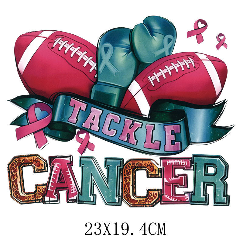 Wholesale 10pcs/pack Pink rainbow ribbon UV DTF Ready to Press Transfers Wraps