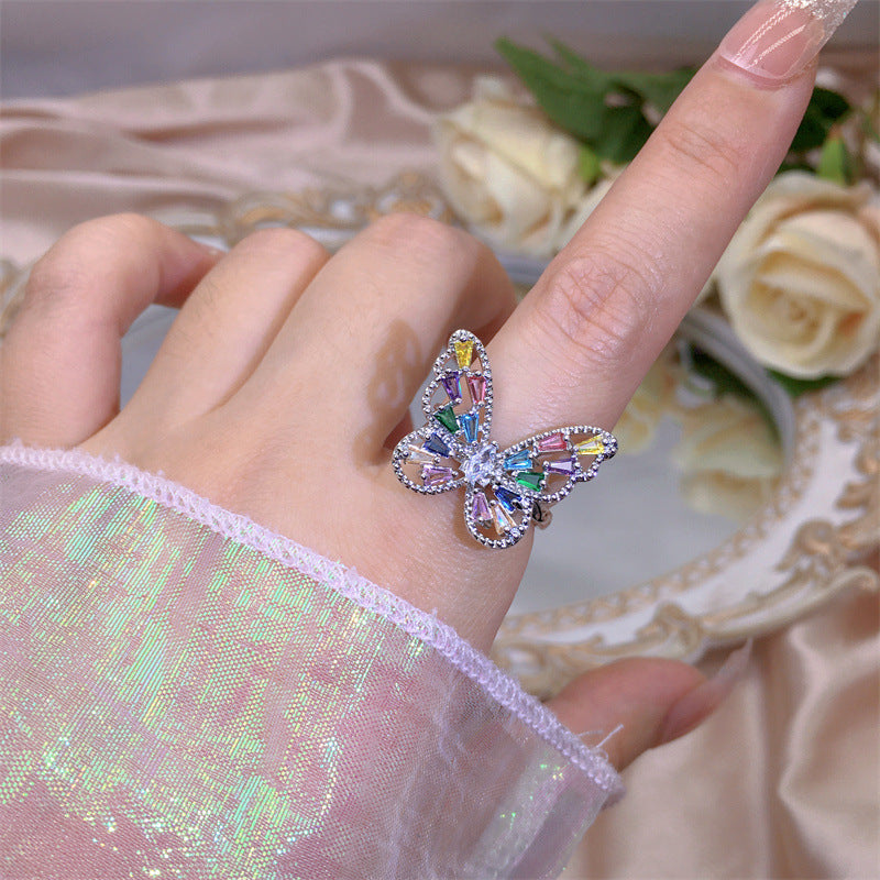 Wholesale New Butterfly Open Copper Ring