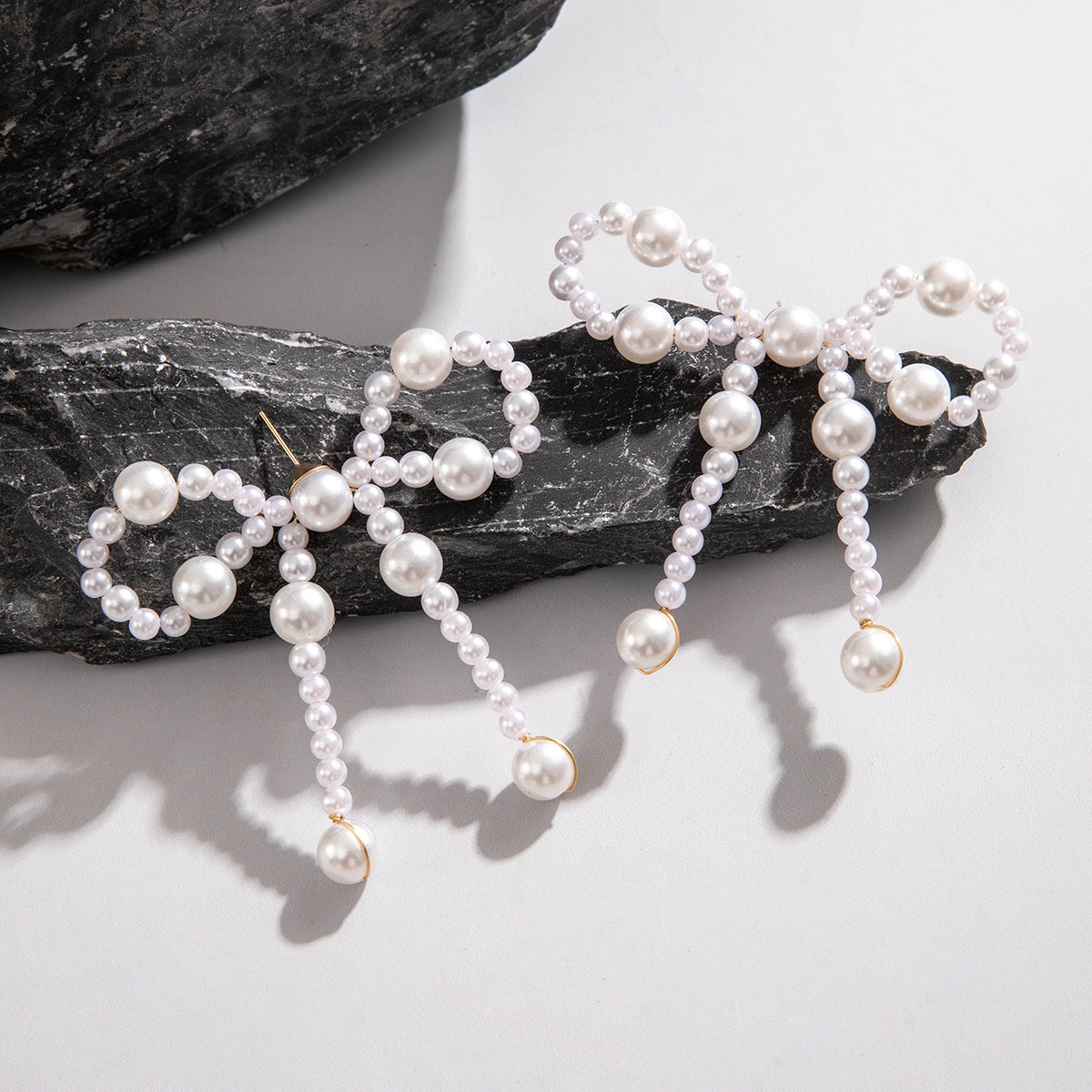 Wholesale Diamond-Encrusted Large Butterfly Earrings