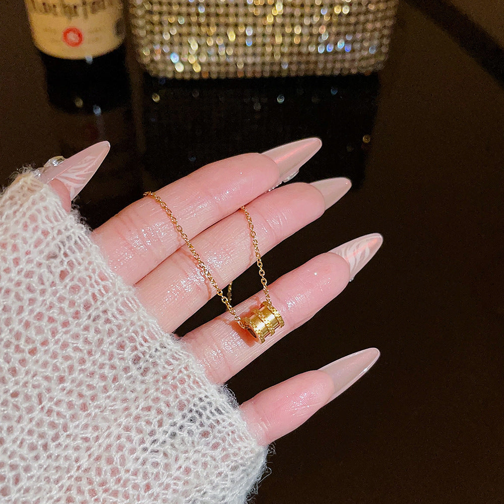 Wholesale Titanium Steel Necklace Women's All-match Sweet Chain Accessories