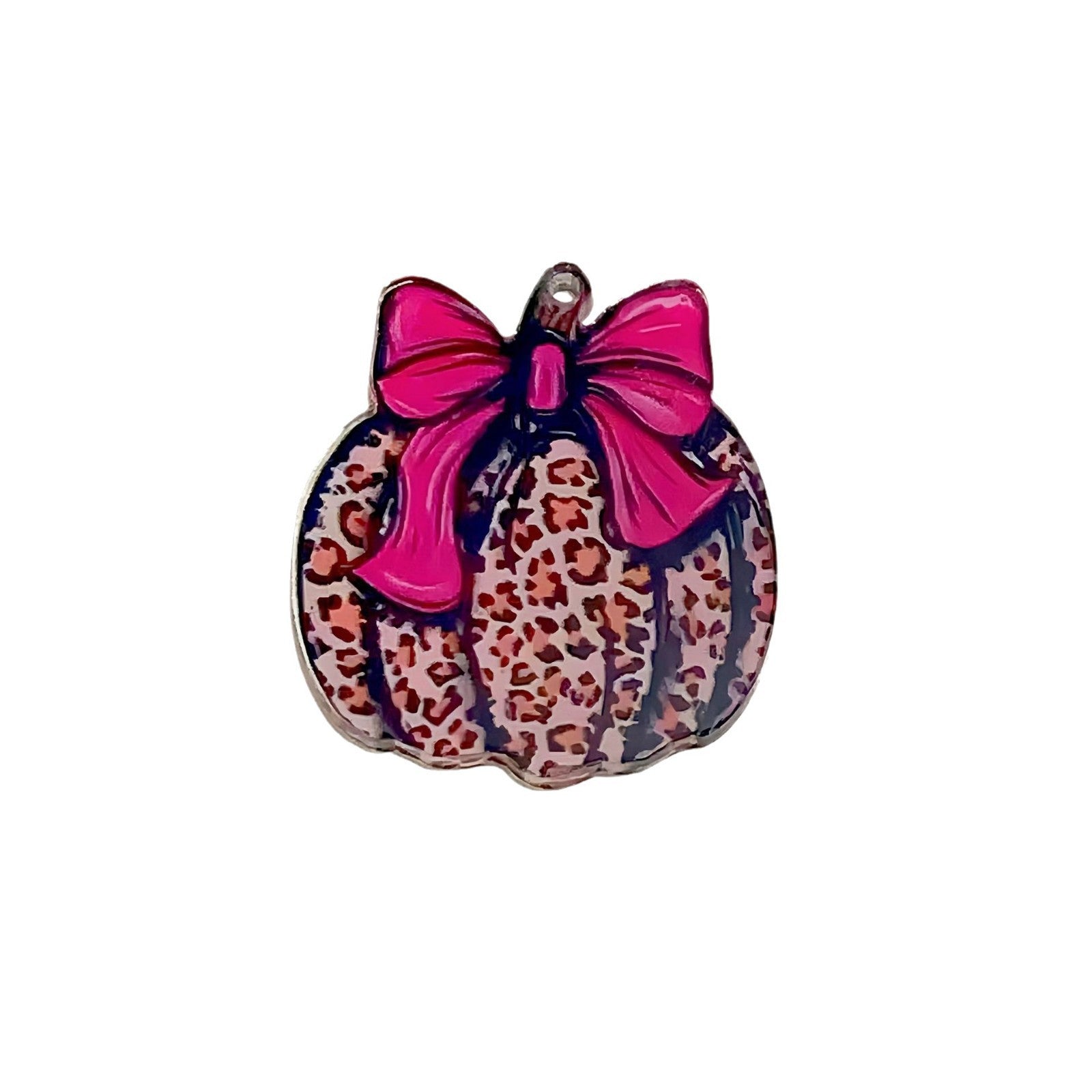 Wholesale 30pcs/pack Acrylic leopard pumpkin accessories DIY crafts  Acrylic Flatback