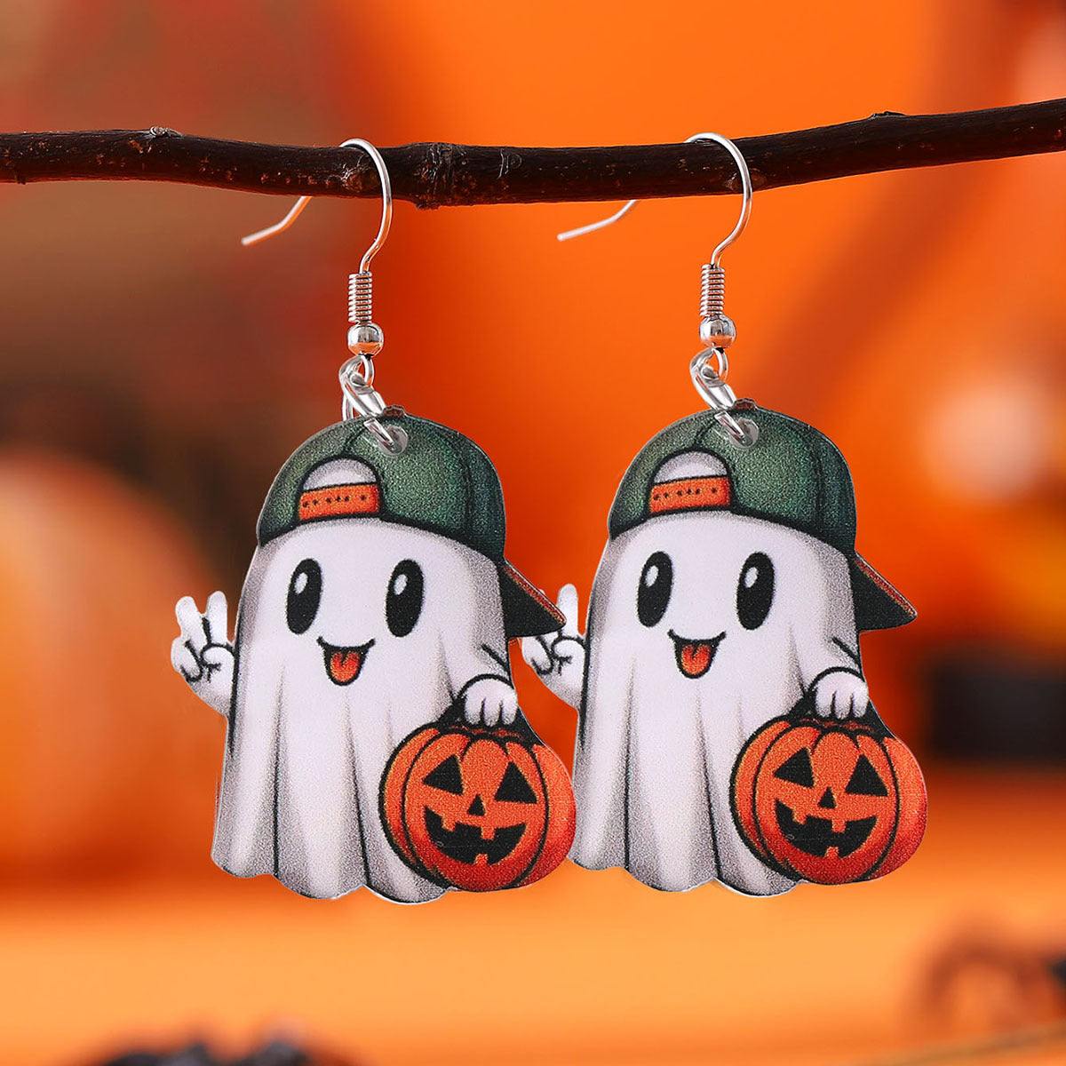 Wholesale  Acrylic Gothic Style Funny Pendant Earrings