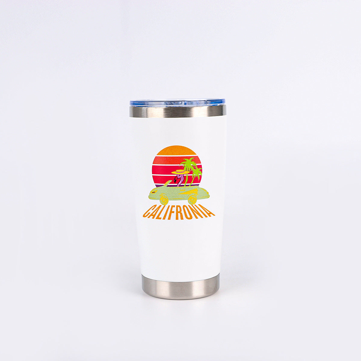 Wholesale 20oz Multi-color Spray-painted Stainless Steel Double-layer Vacuum Flask Car Tumbler