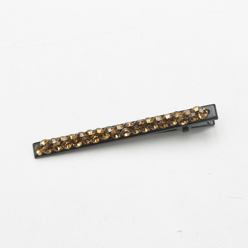 Wholesale Rhinestone Side Hairpins Duckbill Clip for Broken Hair