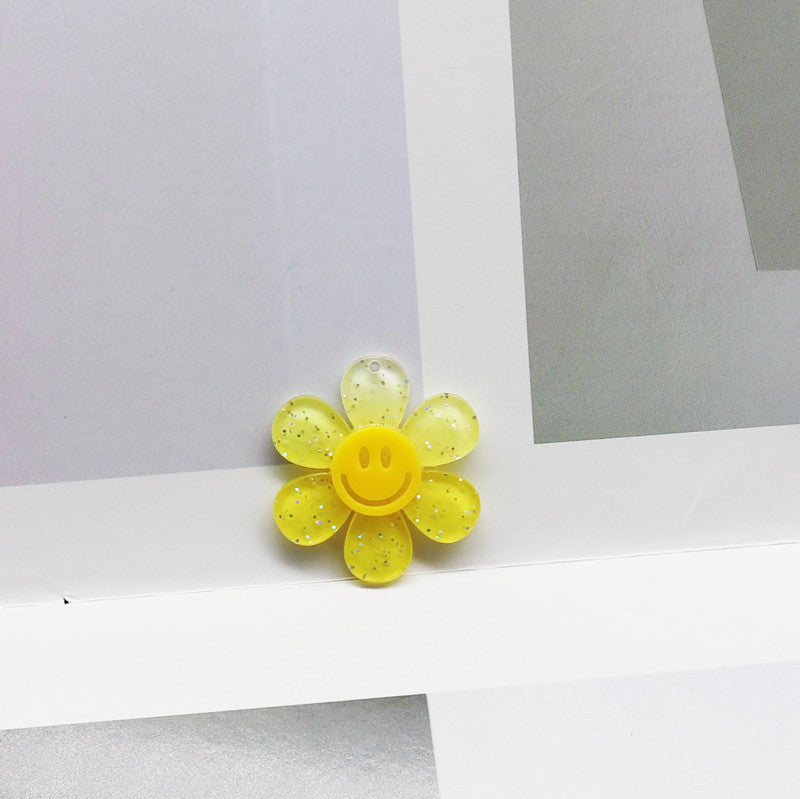 Wholesale 10pcs Glitter Gradient Color Double Layer Patch DIY Accessories