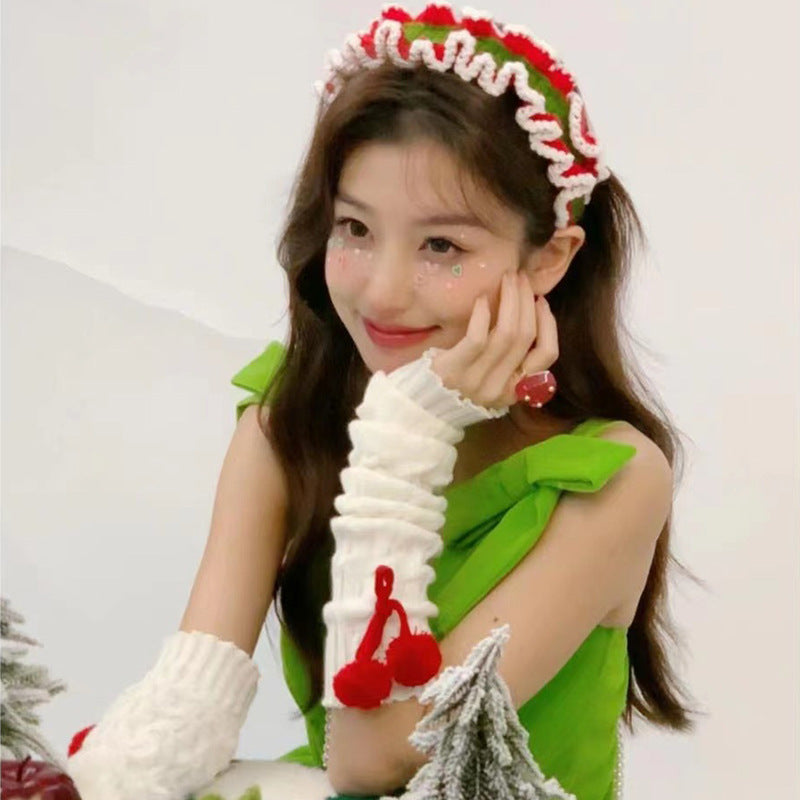 Wholesale Handwoven Christmas Hair Bands