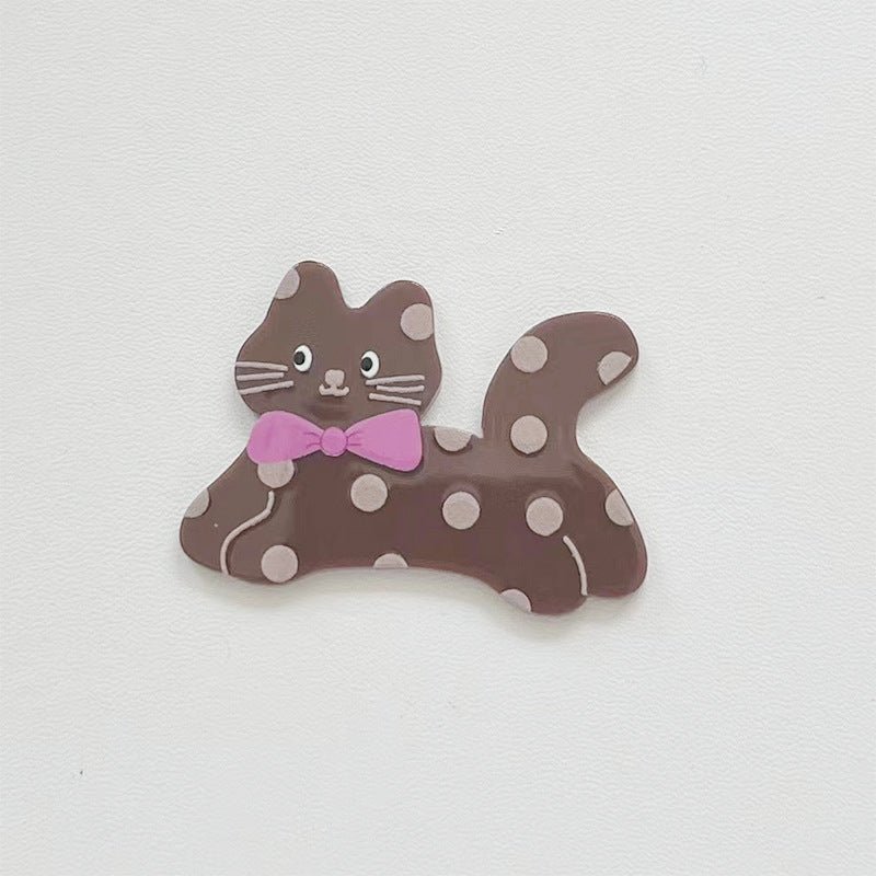 Wholesale 10pcs cute cartoon dogs and cats Acrylic Flatback