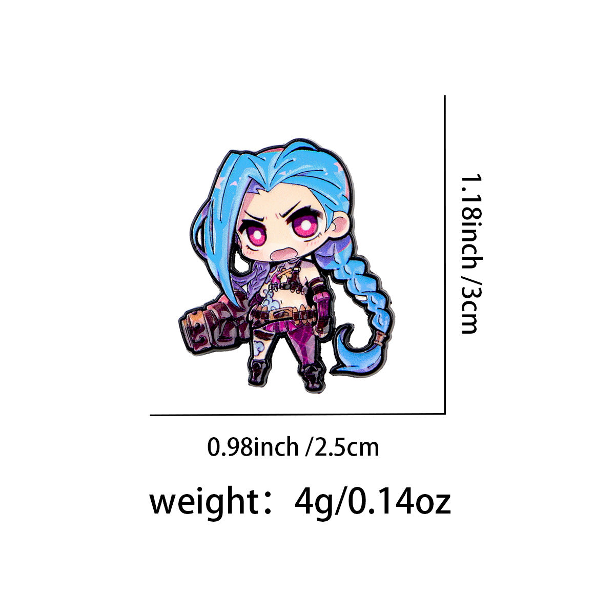 Wholesale 8pcs/pack Creative English Letter Brooch Cartoon Metal Badge