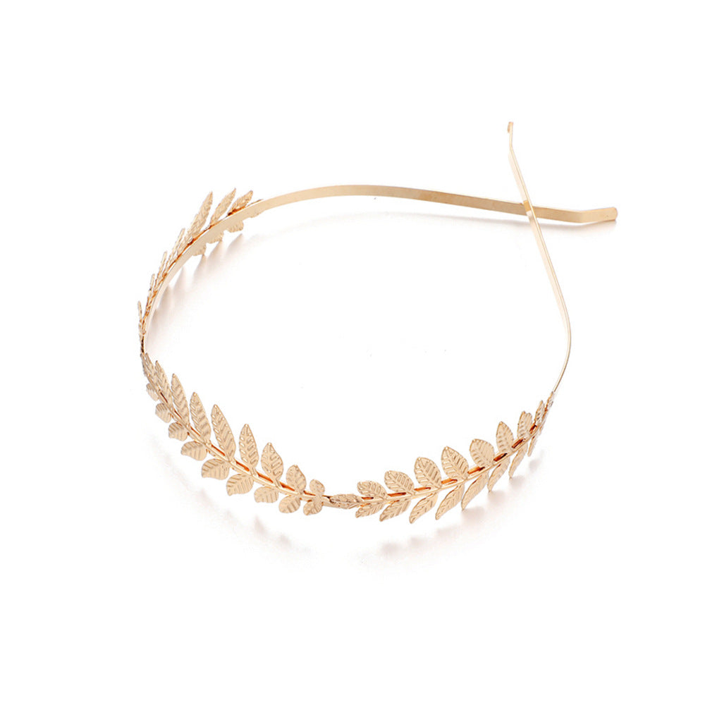 Diadema de hoja de oro de aleación al por mayor