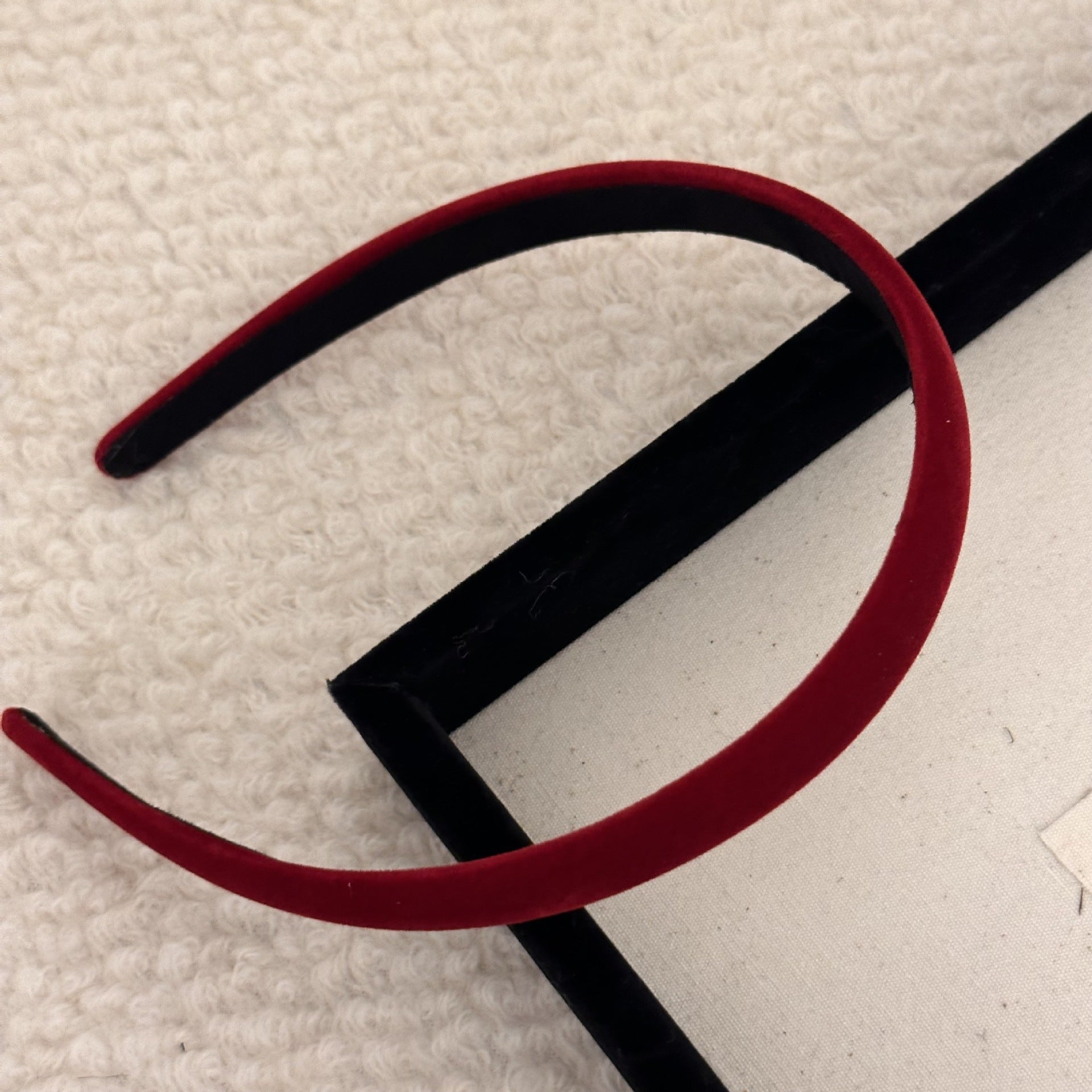 Wholesale Black velvet wide-brimmed headband French retro headband