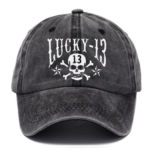 Wholesale Distressed Washed Cotton Printed Soft Top Baseball Cap