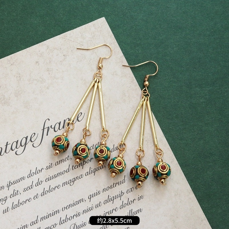 Wholesale Nepal Minimalist Alloy Earrings