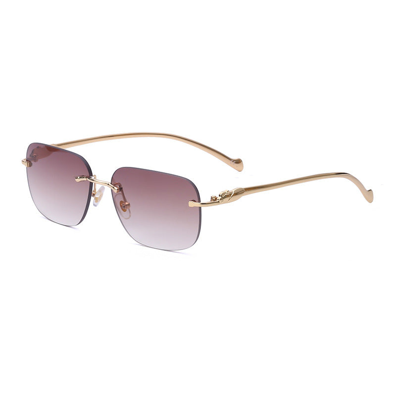 Wholesale PC Small Frame Borderless Women's Sunglasses